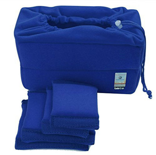 GetUSCart Koolertron Shockproof Camera Photo Bag for SLR SLR TLR Camera Insert Partition Padded Case for Sony Canon Nikon DSLR Shot Or Flash Light