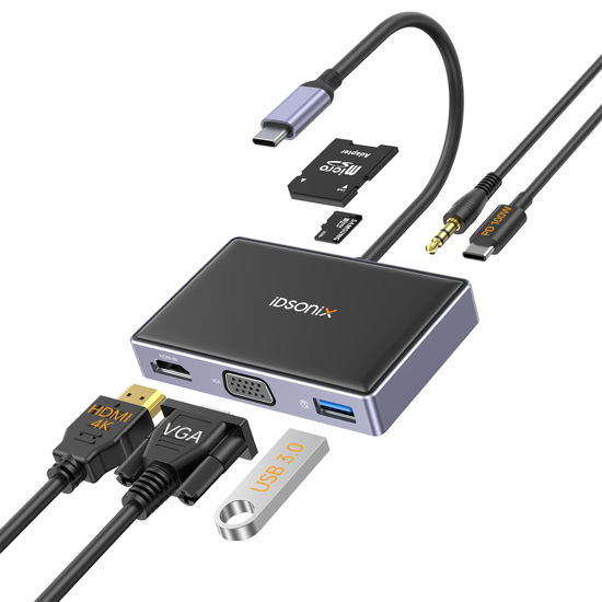 Adaptador multipuerto USB-C® 7 en 1