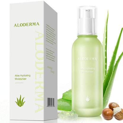 Aloderma 99% Organic Aloe Vera Gel for Skin Made within 12 Hours of  Harvest, Non-Sticky Aloe Vera Gel for Sunburn Relief, Natural, Soothing  Hydrating Aloe Vera for Face & Hair, Lightweight Gel