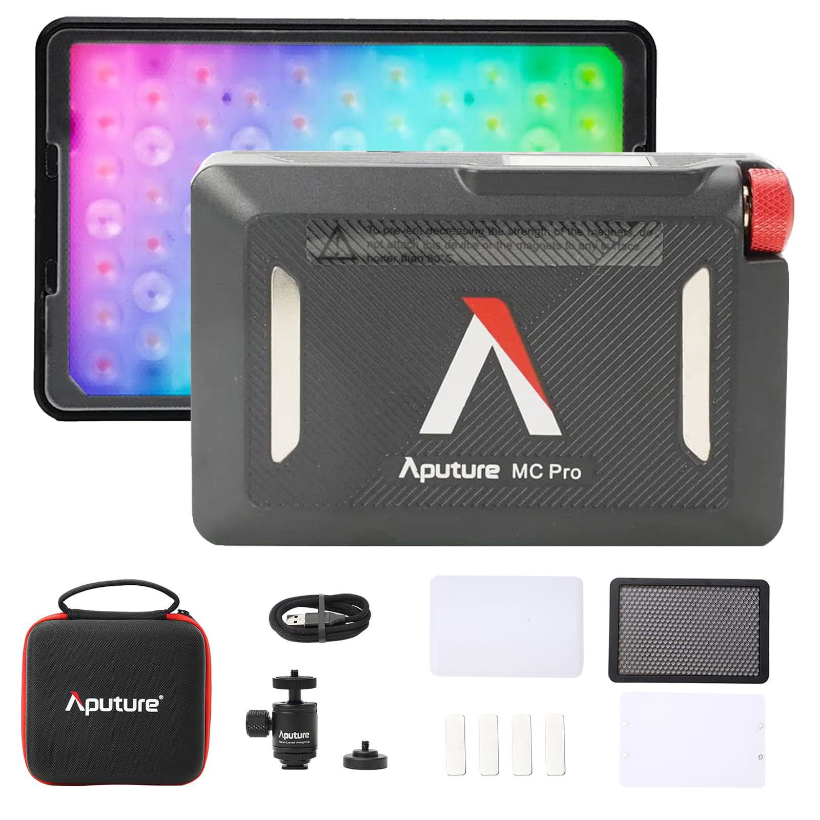 GetUSCart- Aputure MC Pro Camera Light,5W High Brightness 1585 Lux at 0 ...