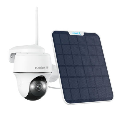Picture of REOLINK Security Camera Wireless Outdoor, Pan Tilt Solar Powered with 4K Night Vision, 2.4/5 GHz Wi-Fi, 2-Way Talk, Compatible with Alexa/Google Assistant, Argus PT Ultra with Solar Panel