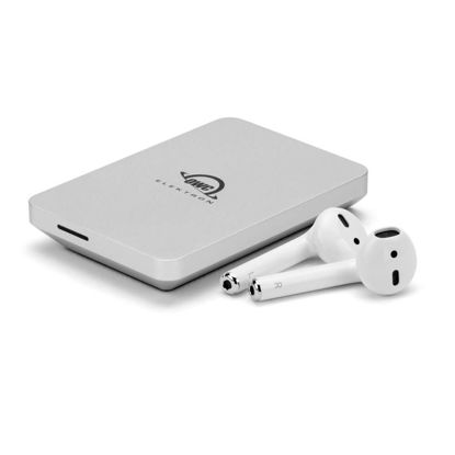 Picture of OWC 2.0TB Envoy Pro Elektron USB 3.2 (10Gb/s) Bus-Powered Portable NVMe SSD, Compatible with Thunderbolt and USB Macs, PCs, and Devices Like iPad Pro/Chromebook, Includes USB-C Cable w/Type-A Adapter