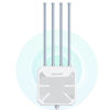 Picture of Outdoor WiFi Extender, AX1800 Dual Band Long Range Outdoor Wireless Access Point with 1000Mbps WAN/LAN Port,PoE Powered,Weatherproof,4x8dBi Antennas,Supports AP/Repeater,Mesh Router/Extender Mode