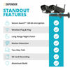 Picture of Defender PhoenixM2 Security System - Indoor and Outdoor Wireless Security System Camera with LCD Screen - Business and Home Security System - Plug-in Power, No WiFi Connection Required (2 Cameras)