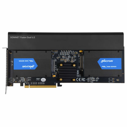 Picture of Sonnet Technologies Fusion Dual U.2 SSD PCIe Card