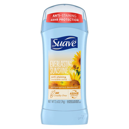 Picture of Suave Deodorant Antiperspirant & Deodorant Stick 48-hour Odor and Wetness Protection Everlasting Sunshine Deodorant for Women 2.6 oz