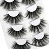 Picture of 25MM False Eyelashes Fluffy Long Fake Lashes High Volume Handmade Strip Lashes Pack for Variety Makeup