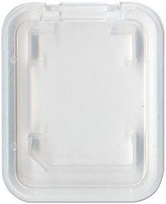 Picture of E-tech Collection Clear Plastic SDSDHCSDXCSecure Digital Memory Card Case Holder Compatible for SanDiskKingstonTranscendSamsung Memory Card 1 Pack