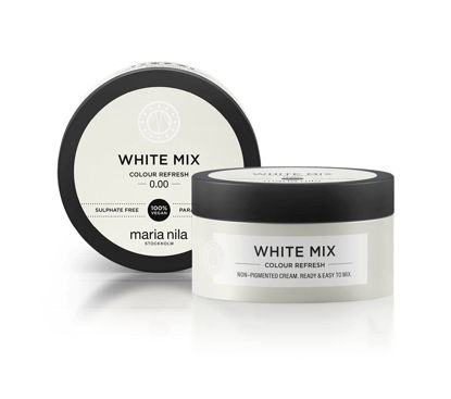 Picture of Maria Nila Color Refresh White Mix, 3.4 Fl Oz / 100 ml, Non-pigment, Brings out Pastel colors of other Color Bombs, 100% Vegan & Sulfate/Paraben free