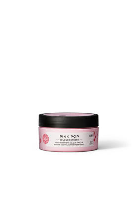 Picture of Maria Nila Color Refresh Pink Pop, 3.4 Fl Oz / 100 ml, Pink Color Bomb, Semi-Permanent Pigments, 100% Vegan & Sulfate/Paraben free