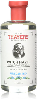 Picture of Thayers Alcohol-free Unscented Witch Hazel and Aloe Vera Formula Toner 12 oz. (Pack of 2)