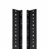 Picture of NavePoint 6U Vertical Rack Rail Pair DIY Kit with Hardware, Black