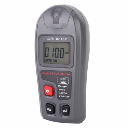 Picture of Handheld Digital Illuminance Meter Candle Measuring Ranges Light Meter for Plants Illuminometer Photometer with 200,000 Range