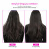 Picture of Hot Comb Hair Straightener Heat Pressing Combs - Ceramic Electric Hair Straightening Comb , Curling Iron for Natural Black Hair Beard Wigs Holiday Gift - Black 3 In1