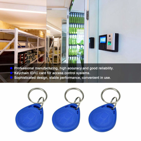GetUSCart- 100 Pcs 125KHz RFID Key Fob Proximity ID IC Card Token Tag ...