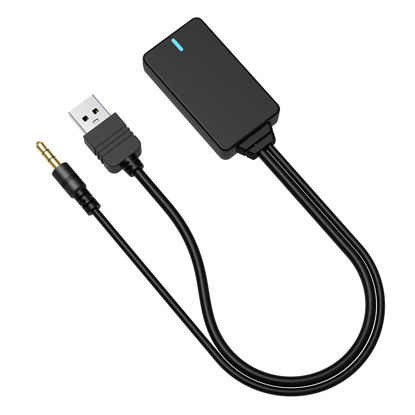 Picture of CHELINK Bluetooth AUX Adapter Wireless Music Receiver for BM W E90 E91 E92 E93 Mini C-OOPER, in-Car AUX USB Streaming Cable Media Inerface for B-M-W
