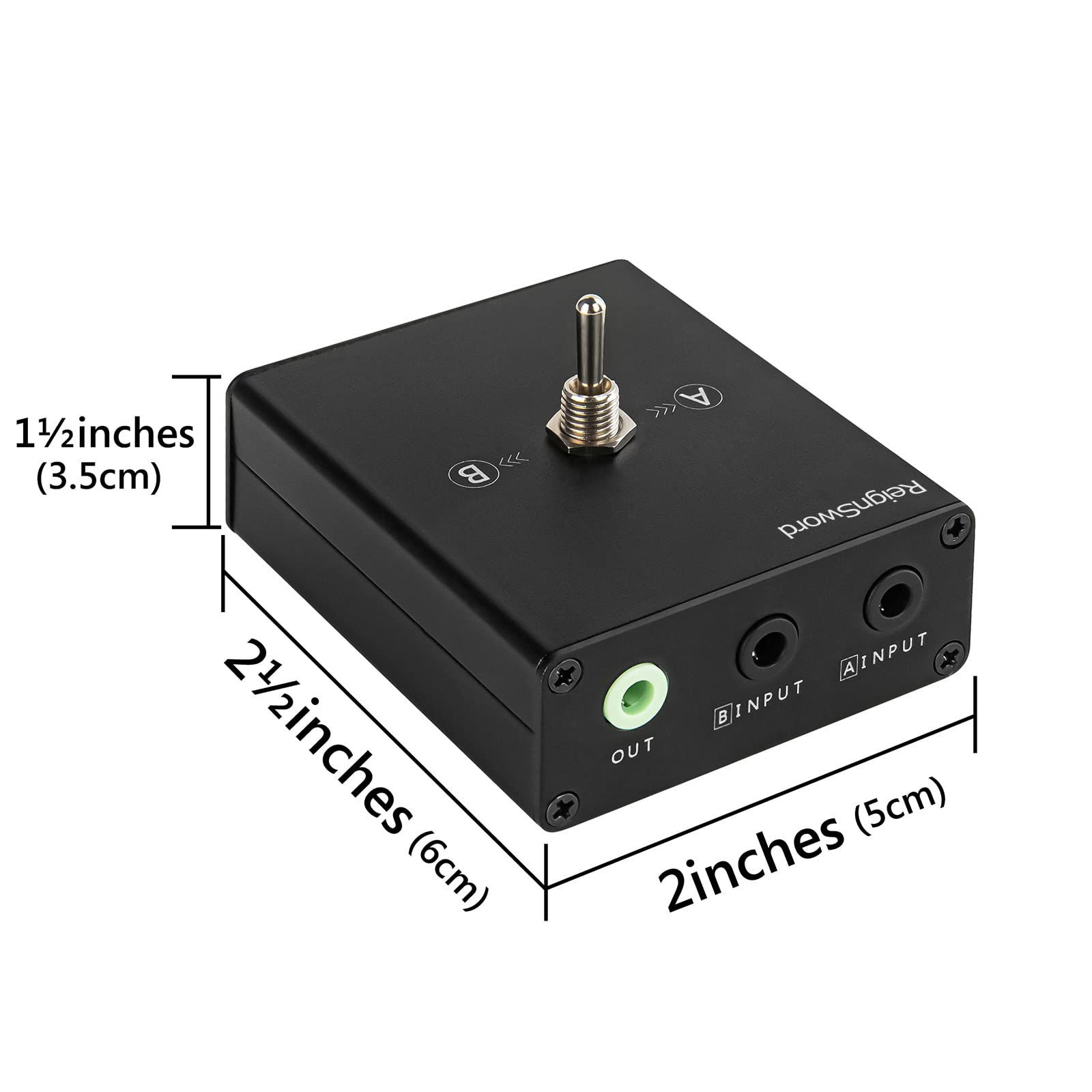 Sdoppiatore Audio 3.5 Mm 2 Porte - Selettore Manuale Ingresso/Uscita, Convertitore Per Cuffie E Altoparlanti, Plug And Play - 5