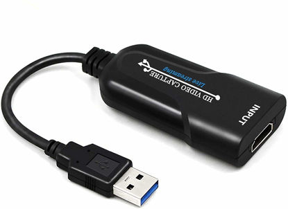 Picture of Video Capture Card, HDMI Game Capture Card, USB 3.0 HDMI Game Capture Card, 1080P Game/Live Broadcast/Recording