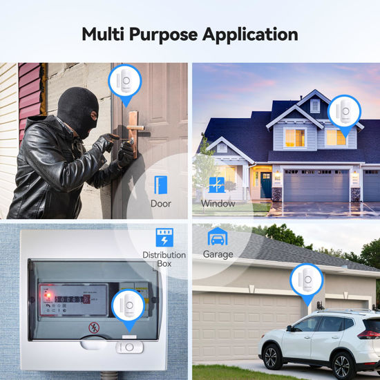 GetUSCart- TECKNET Window & Door Alarm, Door Alarms for Kids Safety ...
