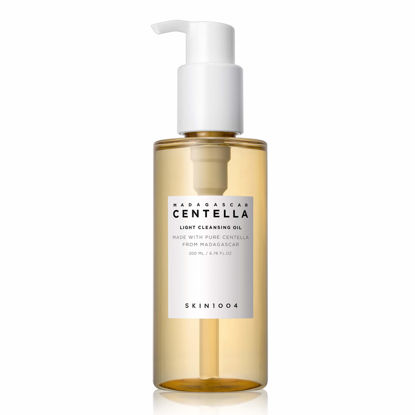 Picture of SKIN1004 Madagascar Centella Light Cleansing Oil 6.76 fl.oz, 200ml, Pure and Light Oil with Fresh Cleansing Effect, Micellar Cleansing Hypoallergenic Use