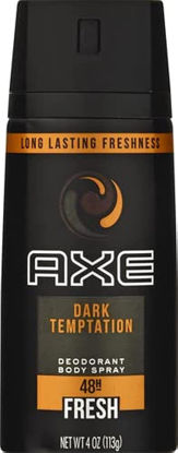 Picture of AXE Dark Temptation Body Spray Deodorant for Men, 4 Oz, Pack of 6