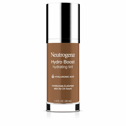 Picture of Neutrogena Hydro Boost Hydrating Tint with Hyaluronic Acid, Lightweight Water Gel Formula, Moisturizing, Oil-Free & Non-Comedogenic Liquid Foundation Makeup, 135 Chestnut Color 1.0 fl. oz