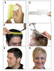 Picture of CombPal Scissor Clipper Over Comb Hair Cutting Tool - Barber Hair cutting kit - DIY Home Hair cutting Guide Comb Set (Classic Set, Yellow)