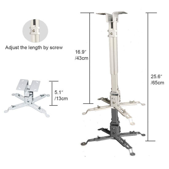 GetUSCart Coret Projector Drop Ceiling Mount Wall Mount, Universal