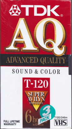 Picture of TDK 120 min VHS Video Cassette (3-Pack)