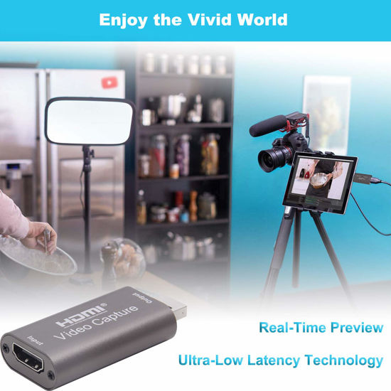 GetUSCart- BlueAVS HDMI to USB Video Capture Card 1080P for Live Video ...
