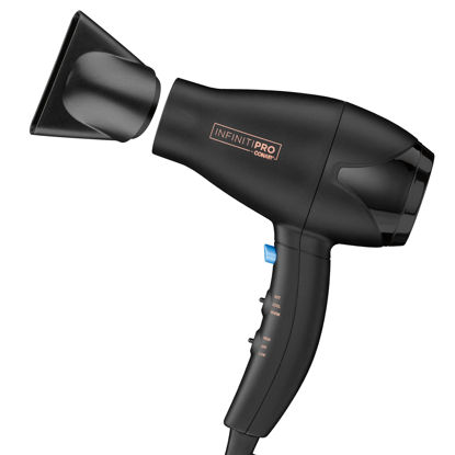 Picture of INFINITIPRO BY CONAIR Travel Hair Dryer, Mighty Mini Compact Lightweight Professional AC Motor Hair Dryer