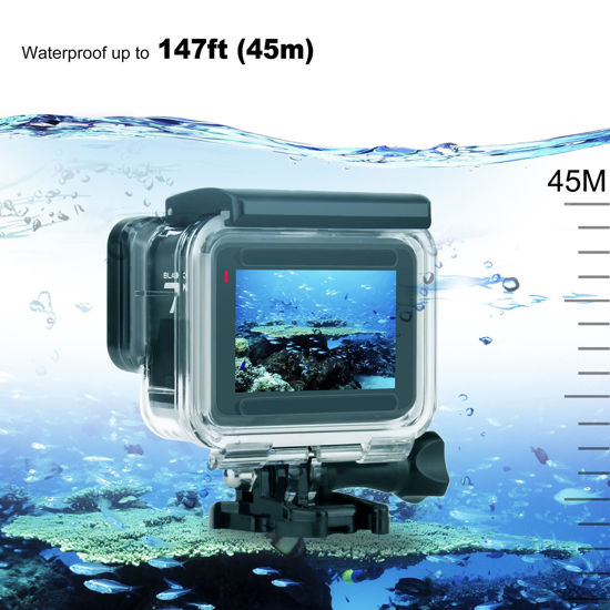 GetUSCart- GEPULY Waterproof Housing Case with Diving Filters for GoPro ...