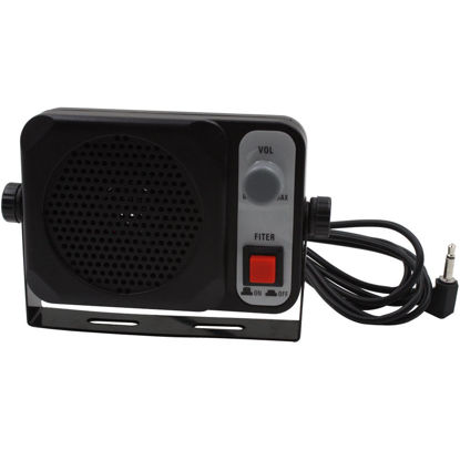 Picture of KENMAX 3.5mm Jack 10W External Speaker Universal CB Speaker for Mobile Radio Car Radio FT-8100R FT-8800R FT-2600M FT-3000M FT-1802M Ft-1807M