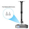 Picture of Tuimen Projector Ceiling Mount, Universal Projector Mount 10.23" - 15.74" Extendable Projector Wall Mount or Bracket with 360° Adjustable Projection Angle, 2 Adapters for Different Mounting Holes