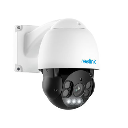 Picture of REOLINK 4K PTZ Outdoor Camera, PoE IP Home Security Surveillance, 5X Optical Zoom Auto Tracking, Spotlights Color Night Vision, Two Way Talk, Up to 256GB microSD Card (Not Included), RLC-823A