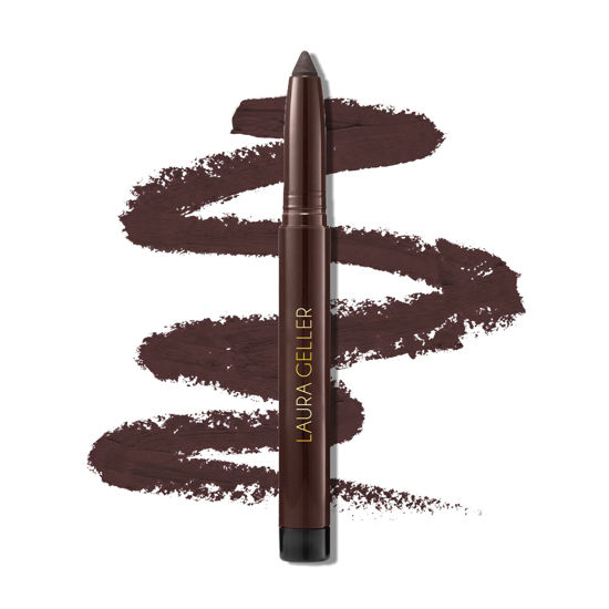 Picture of LAURA GELLER NEW YORK Kajal Longwear Kohl Eyeliner Pencil with Caffeine, Smooth & Blendable Makeup, Smoky Taupe Kohl