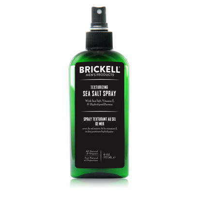 Picture of Brickell Men's Texturizing Sea Salt Spray for Men, Natural & Organic, Alcohol-Free, Lifts and Texturizes Hair for a Beach or Surfer Hair Style, 6 Ounce