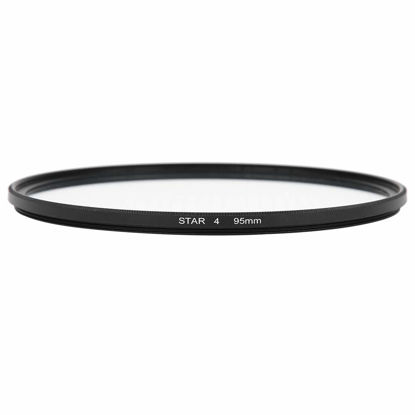 Picture of 95mm Starlight Filter, Night Scene Photography Shooting Optical Glass Star Filter for Canon for Nikon for Sony Camera