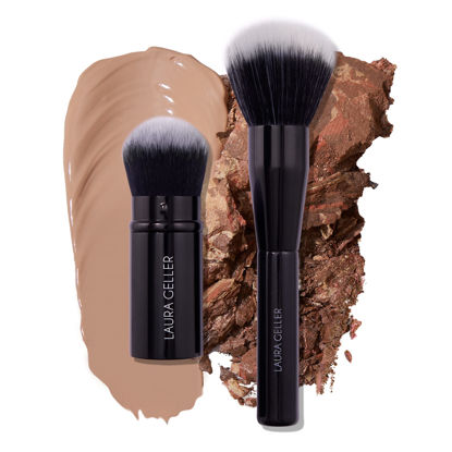 Picture of LAURA GELLER NEW YORK Better Together Two-Piece Makeup Brush Set for Powders and Foundation