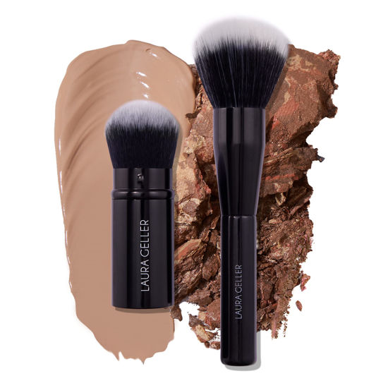 Picture of LAURA GELLER NEW YORK Better Together Two-Piece Makeup Brush Set for Powders and Foundation