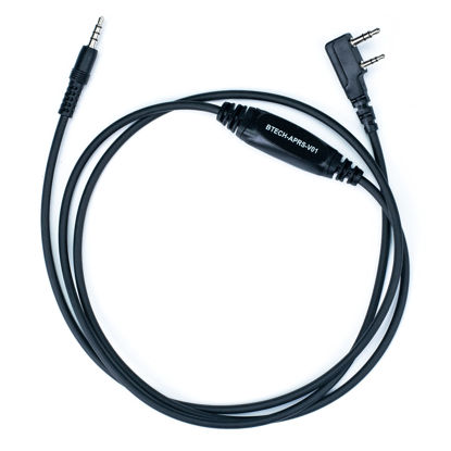 Picture of BTECH APRS-K1 Multi-Function Universal Audio Interface Cable - Supports APRSpro, APRSDroid - Android & iOS Compatible - Supports BTECH, BaoFeng, TYT, Wouxun, AnyTone, Kenwood, and More