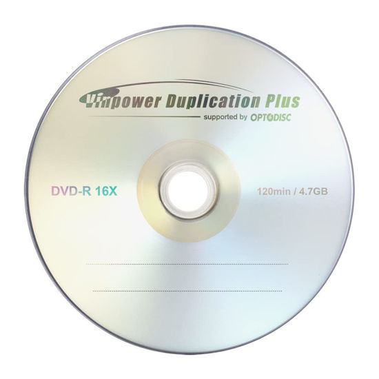 Aazon.co: OPTIU DVD-R 4.7GB 16x Branded Logo Recordable Edia Disc