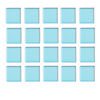 Picture of Gzikai 20pcs/1 Lot 8mm×8mm×0.55mm 650nm IR-Cut Blocking Filter Square Optical Multi-Coating Color Low-Pass IR Filters for Camera Sensor