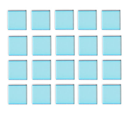 Picture of Gzikai 20pcs/1 Lot 8mm×8mm×0.55mm 650nm IR-Cut Blocking Filter Square Optical Multi-Coating Color Low-Pass IR Filters for Camera Sensor