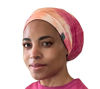 Picture of Fairy Black Mother Day & Night Adjustable Hair Cap Satin Bonnet Alternative for All Hair Styles Dreadlocks Locs & Braids(Pinkscope,Small)