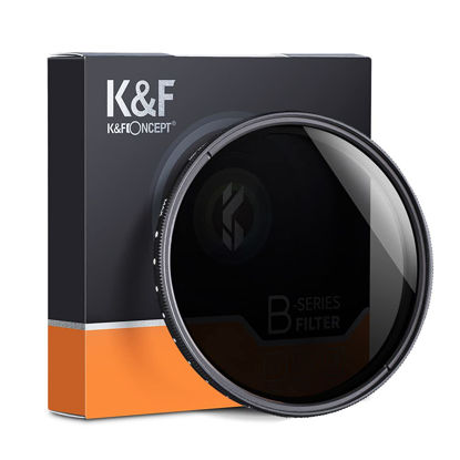Picture of K&F Concept 37mm ND2-ND400(1-9 Stop) Filter, Variable ND Filter(Neutral Density), Ultra-Slim/Nano Coating, for Camera Lens