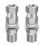 Picture of 2 Pack Universal Heavy Duty CB Antenna SO-239 Stud Mount, Standard 3/8 x 24 Threaded CB Antenna Stud Mount Adapter
