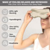 Picture of ZIMASILK 100% 22Momme Mulberry Silk Sleep Mask for Sleeping, Filled with Premium Mulberry Silk, Softest & Breathable Silk Eye Sleeping Mask (Beige)