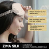 Picture of ZIMASILK 100% 22Momme Mulberry Silk Sleep Mask for Sleeping, Filled with Premium Mulberry Silk, Softest & Breathable Silk Eye Sleeping Mask (Beige)