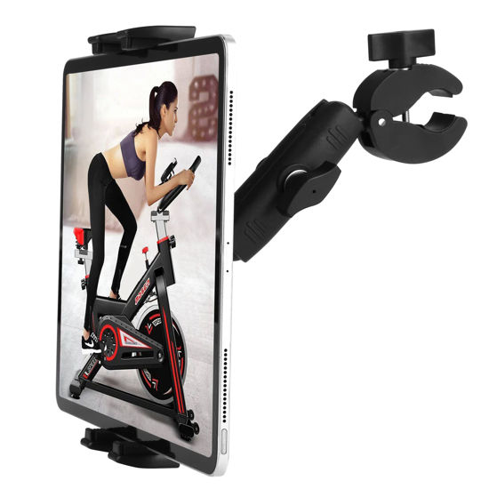GetUSCart Treadmill Tablet Ipad Holder Bike Handlebar Mount Clamp
